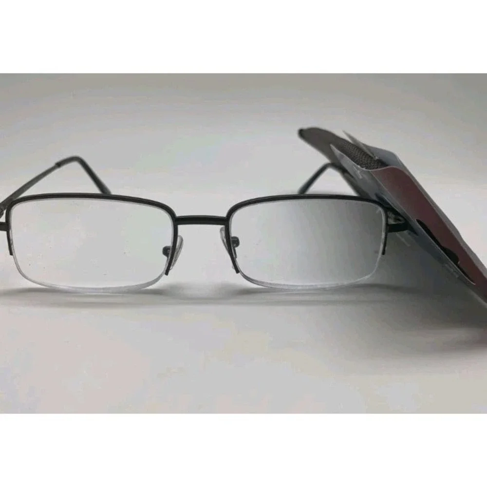 Foster Grant HAL BRN + 2.00 HAL BRN SIMPLY SPECS READING READERS GLASSES